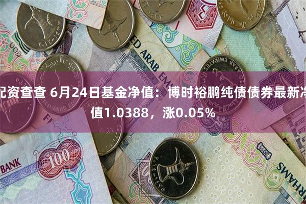 配资查查 6月24日基金净值：博时裕鹏纯债债券最新净值1.0388，涨0.05%