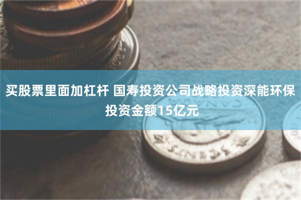 买股票里面加杠杆 国寿投资公司战略投资深能环保 投资金额15亿元